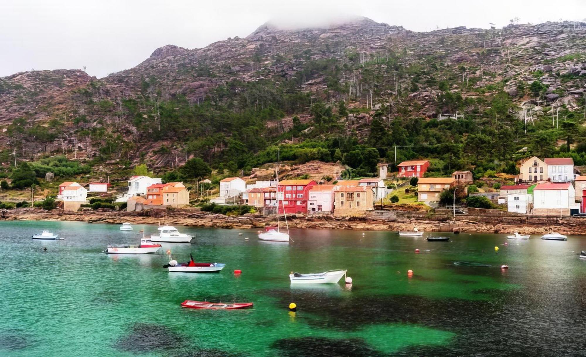 Acogedor Atico A Pie De Mar Y Montana. Leilighet O Pindo Eksteriør bilde